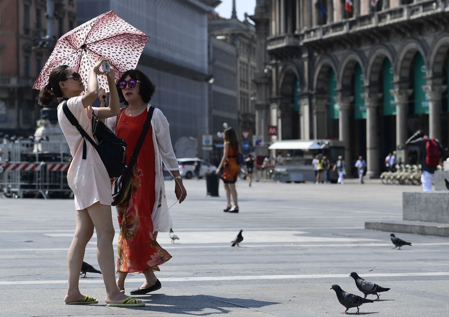 &nbsp;Ondata di caldo a Milano