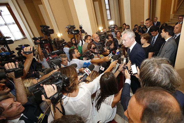 &nbsp;Le MaireIncontro su STX FIncantieri tra i Ministri di Italia e Francia Pier Carlo Padoan, Carlo Calenda e Bruno Le Maire &nbsp;