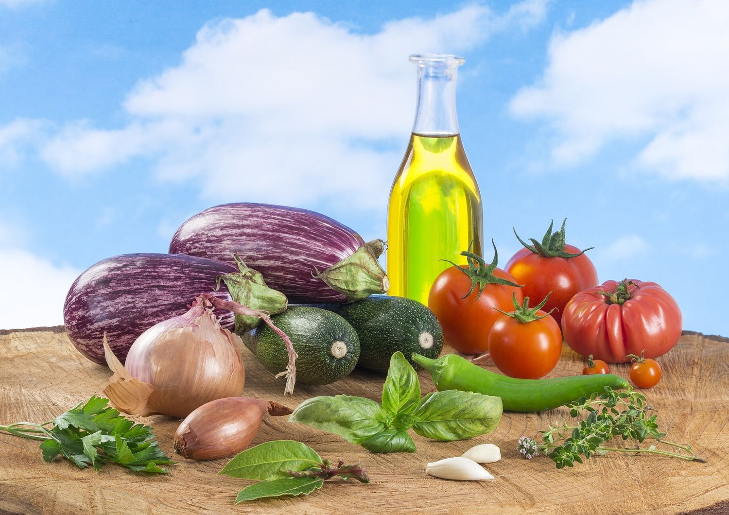 &nbsp;Gli ingredienti della dieta mediterranea