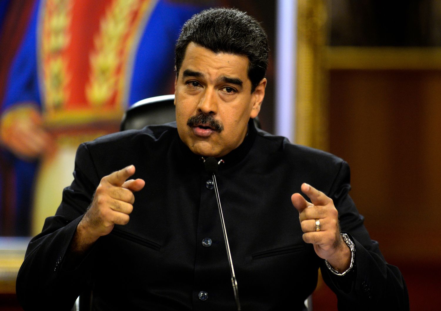 il presidente venezuelano Nicolas Maduro (Afp)&nbsp;