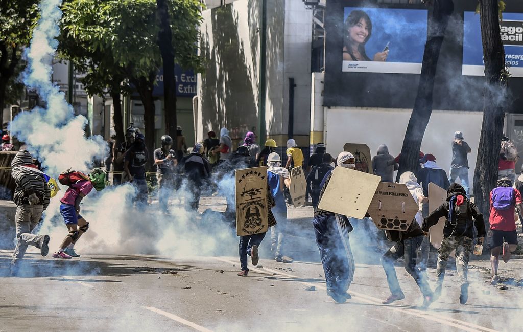 &nbsp;Venezuela scontri (Afp)