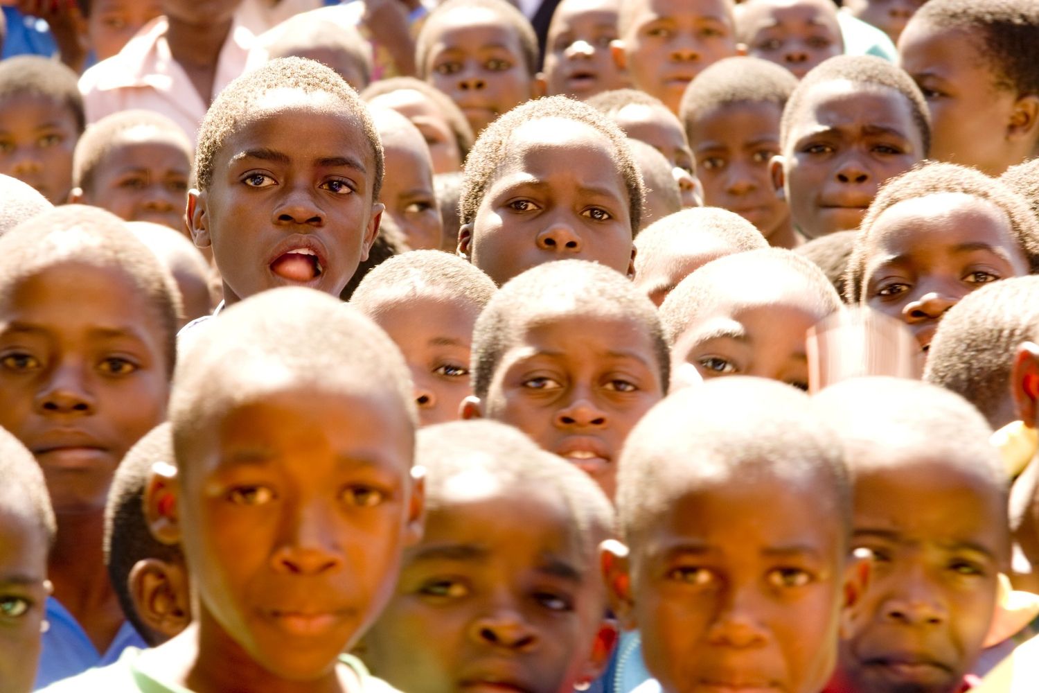 &nbsp;Una scolaresca del Malawi