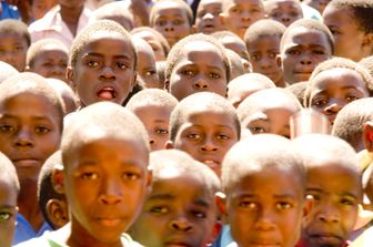 &nbsp;Una scolaresca del Malawi