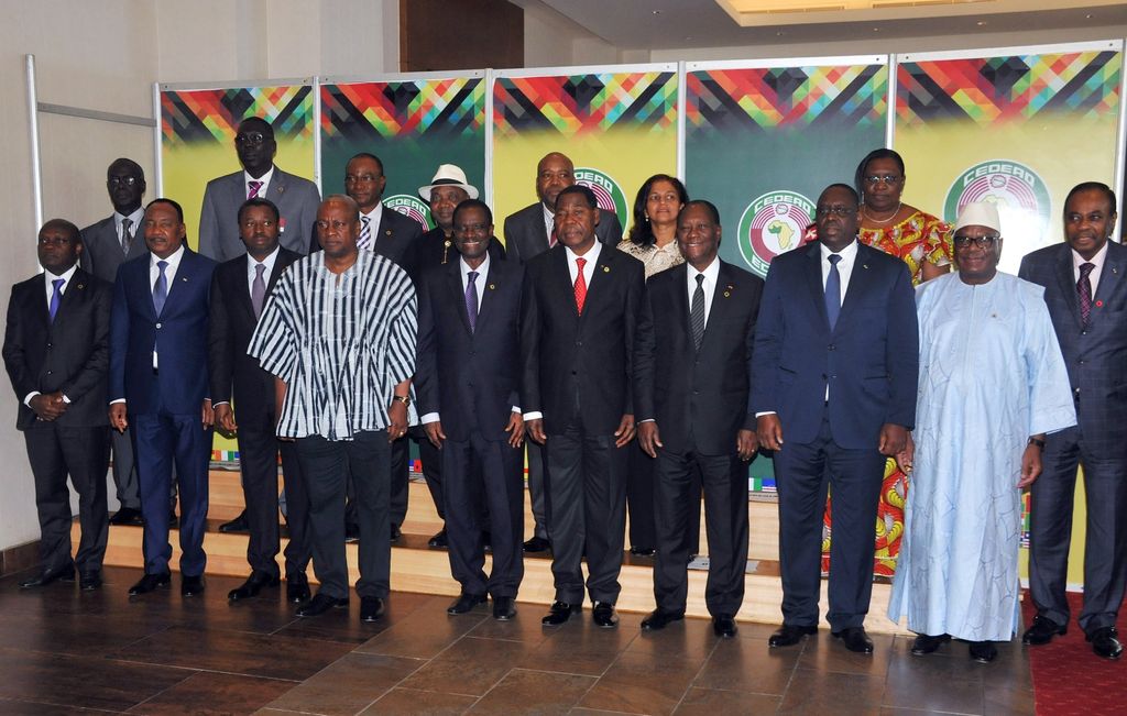&nbsp;Una foto di gruppo dei leader Ecowas