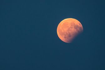 Scatti dell'eclissi lunare