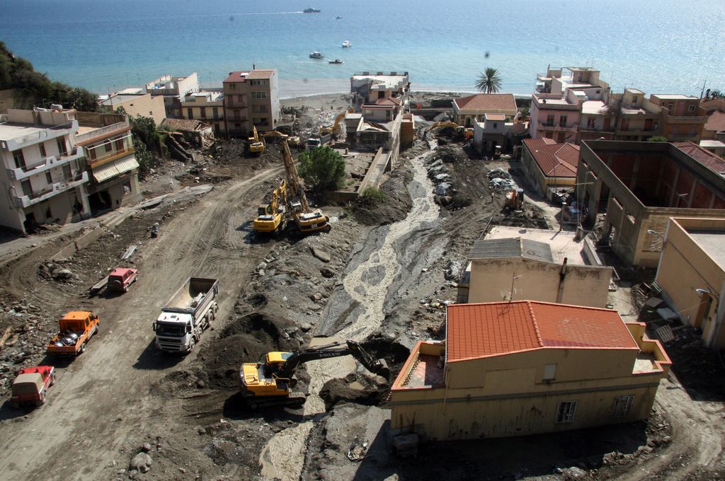 L'alluvione di Messina nell'ottobre del 2009
