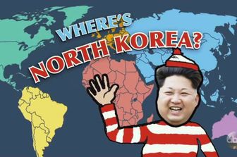 &nbsp;Dov'&egrave; la Corea del Nord? (fotogramma da Youtube)