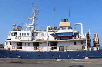 La C-Star, nave del gruppo di estrema destra Defend Europe