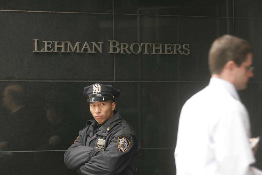 &nbsp;La sede della Lehman Brothers a New York