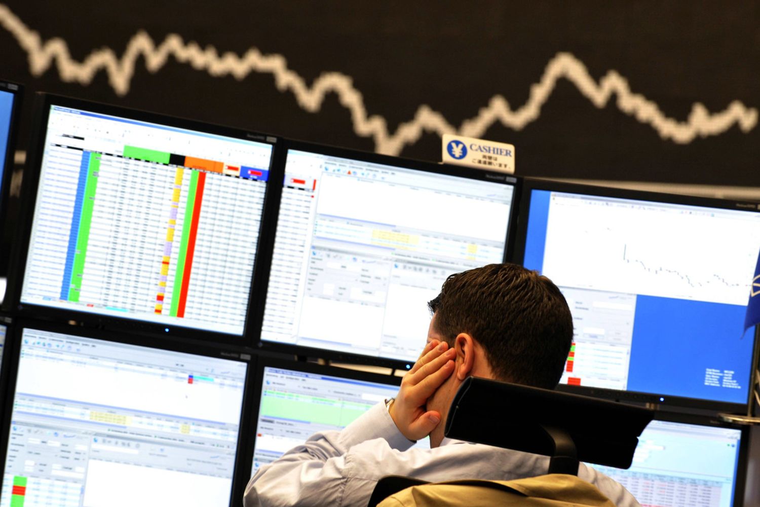 Il crollo dei mercati azionari