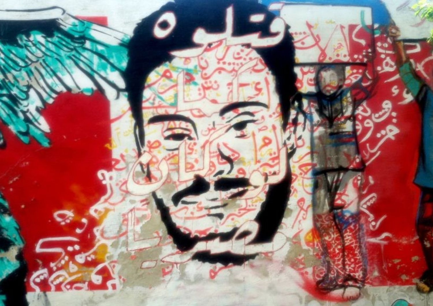 Un murale a Berlino dedicato a Giulio Regeni