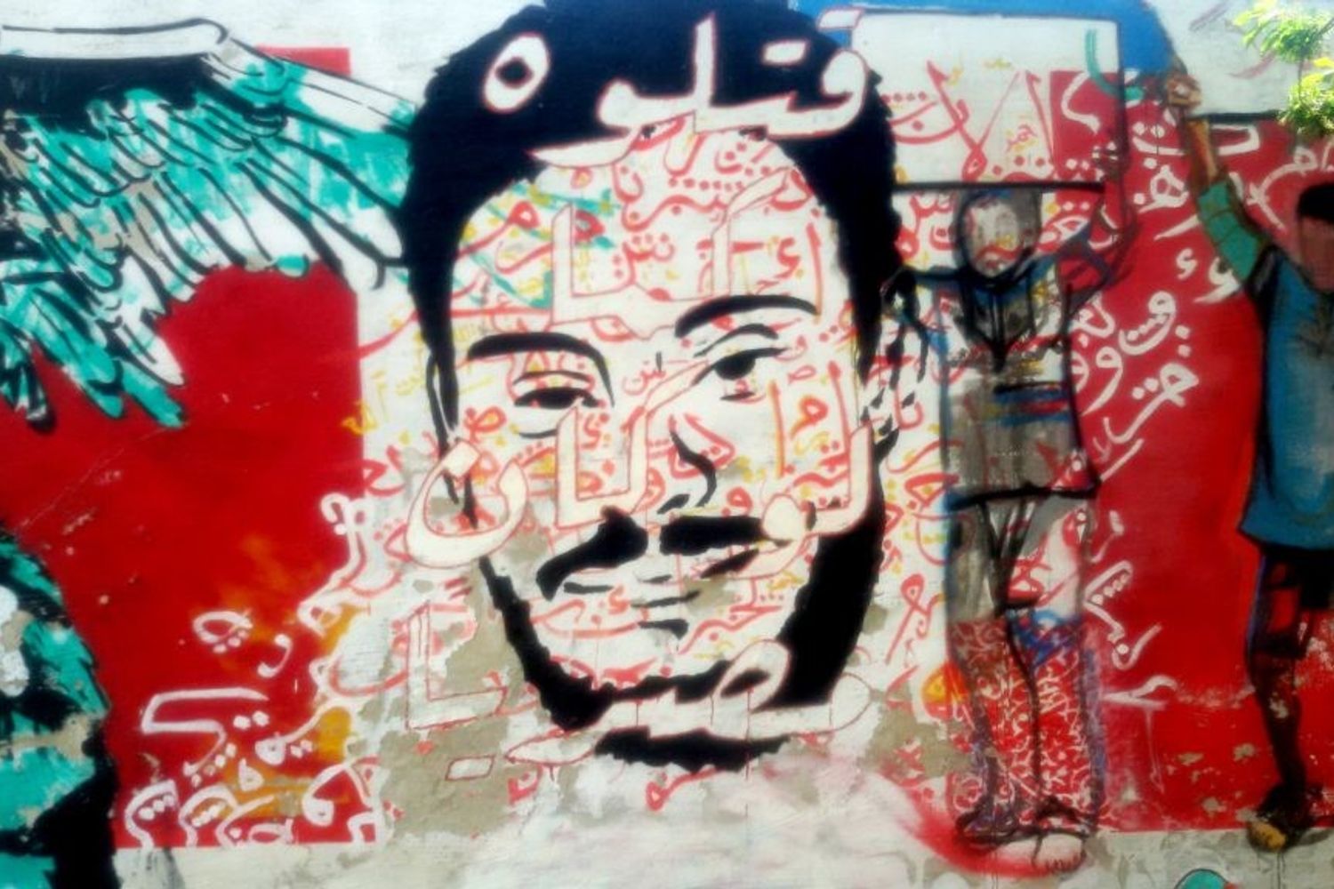 Un murale a Berlino dedicato a Giulio Regeni