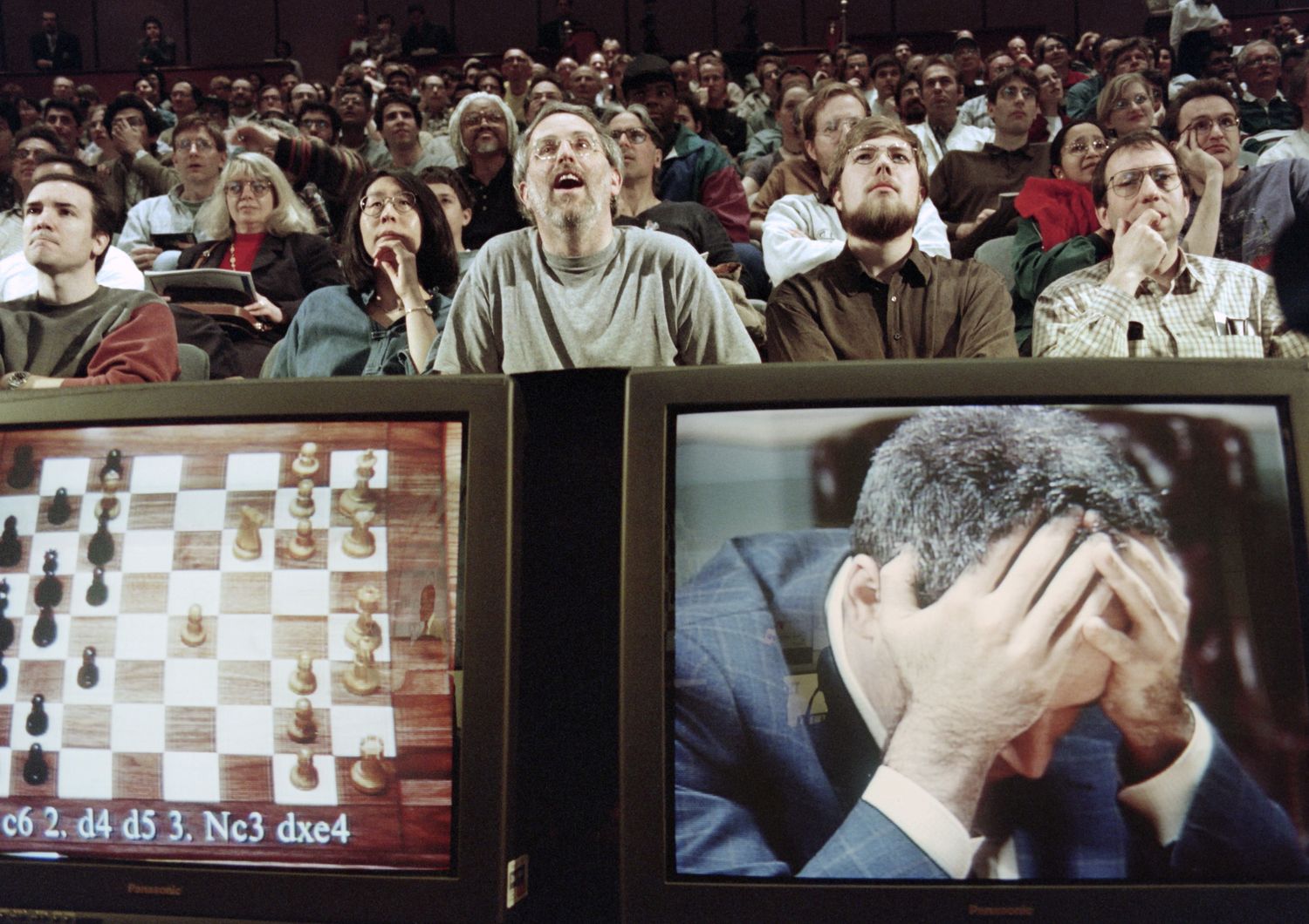 &nbsp;Garry Kasparov durante il suo ultimo match con Deep Blue