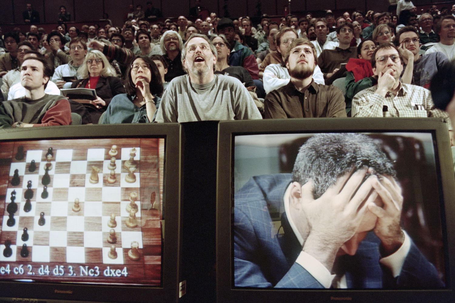 &nbsp;Garry Kasparov durante il suo ultimo match con Deep Blue
