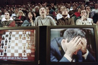 &nbsp;Garry Kasparov durante il suo ultimo match con Deep Blue