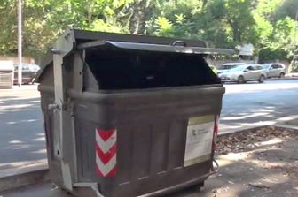 cassonetto parioli (fotogramma video)&nbsp;