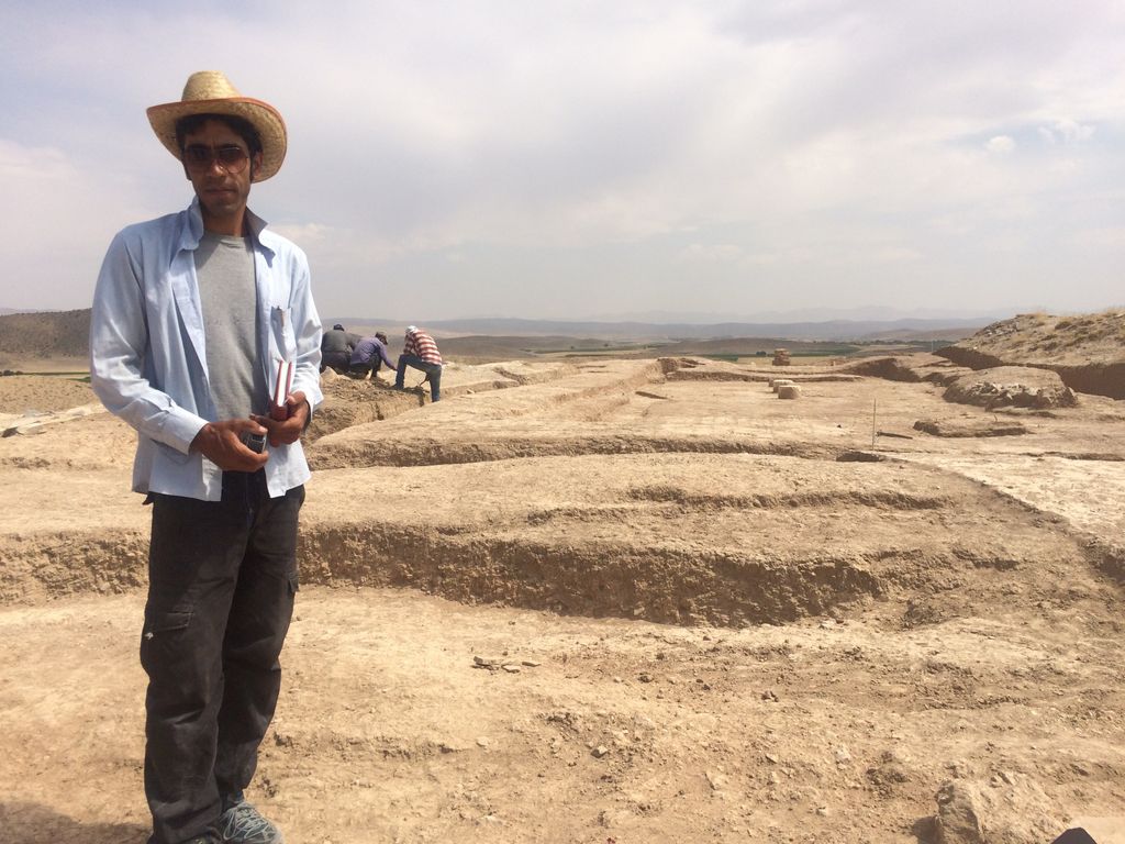 L'archeologo Hamed Molai