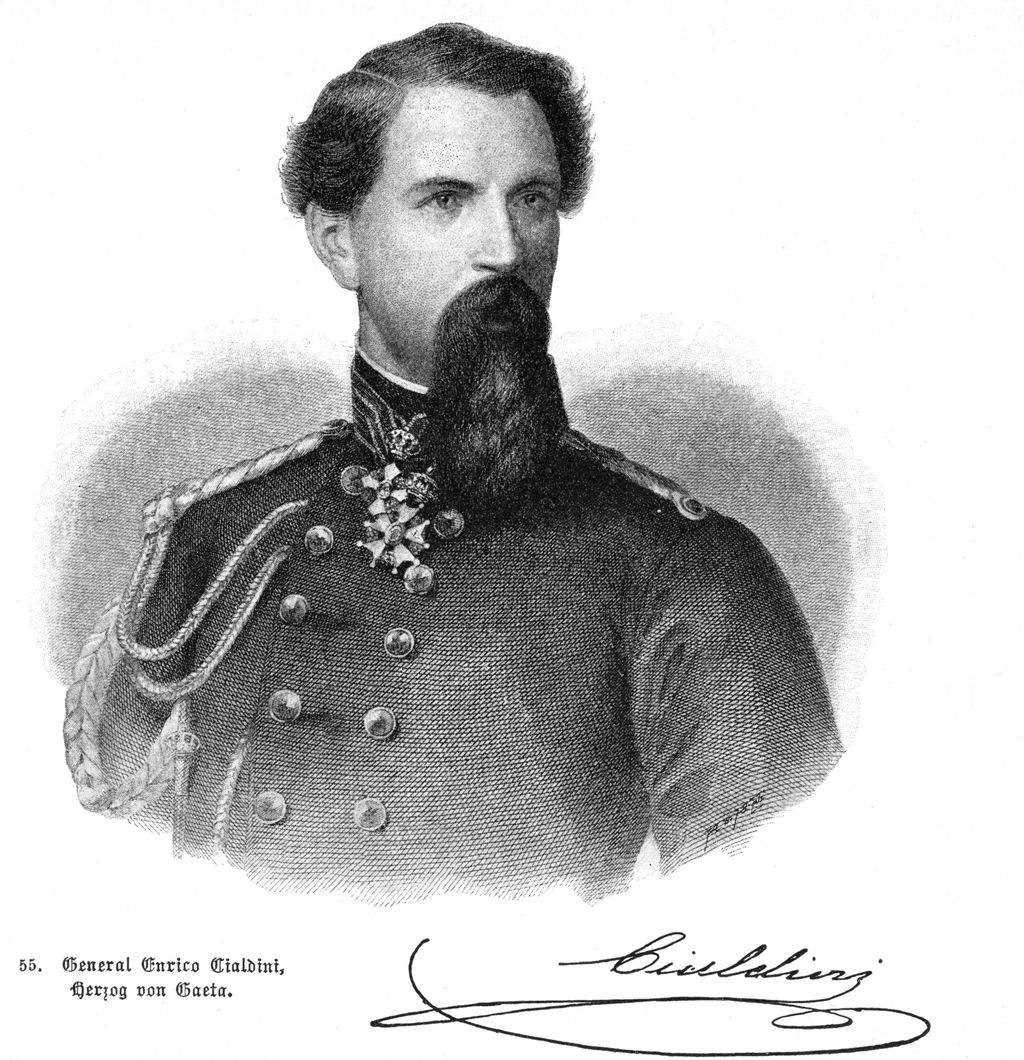 &nbsp;Comandante Enrico Cialdini Duca di Gaeta 1811 - 1892