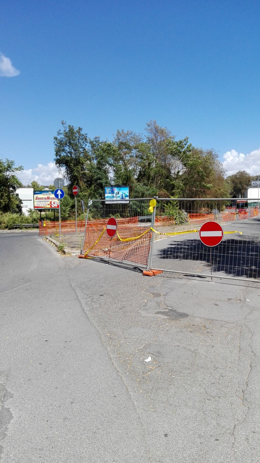 &nbsp;Viale della Moschea, Roma - agosto 2017