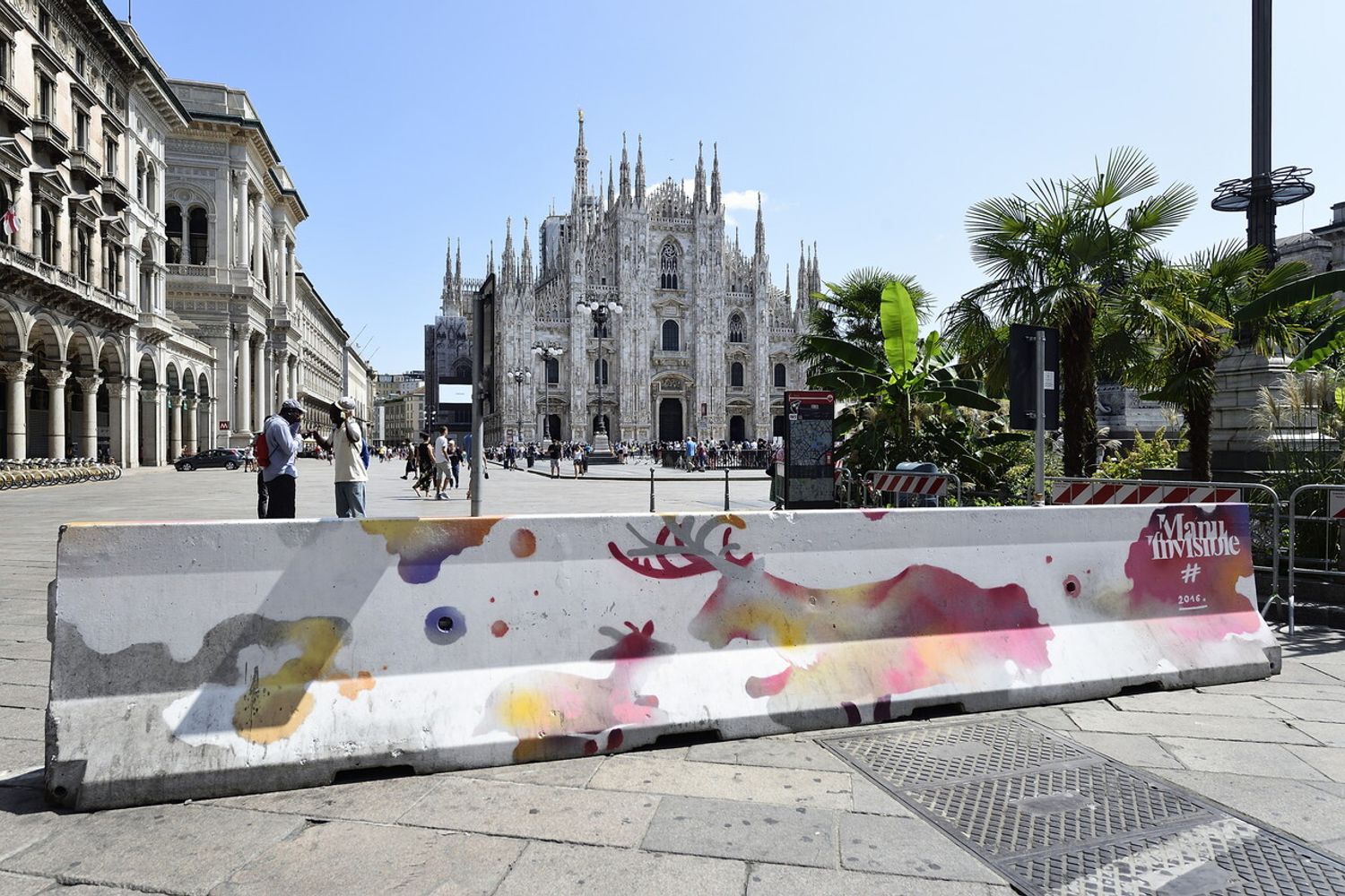 Misure contro il terrorismo, barriere antisfondamento a Milano&nbsp;