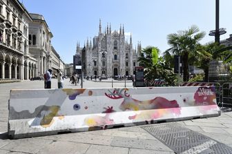 Misure contro il terrorismo, barriere antisfondamento a Milano&nbsp;