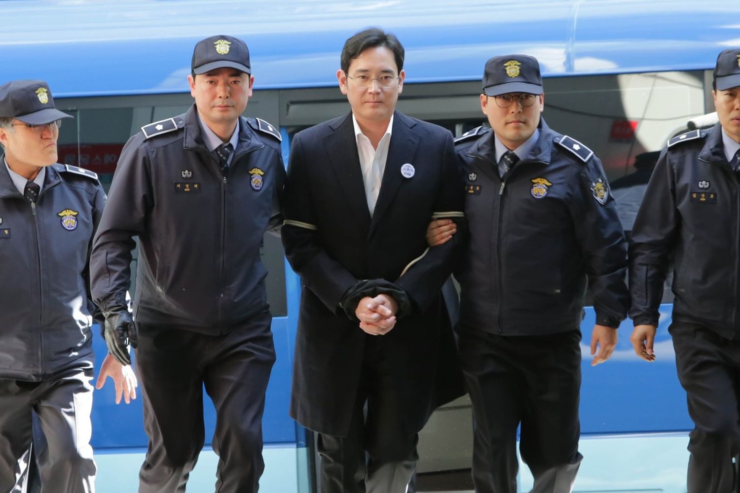 &nbsp;L'arresto di Lee Jae-Yong