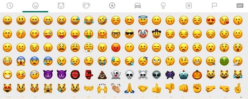 Emoji su Whatsapp