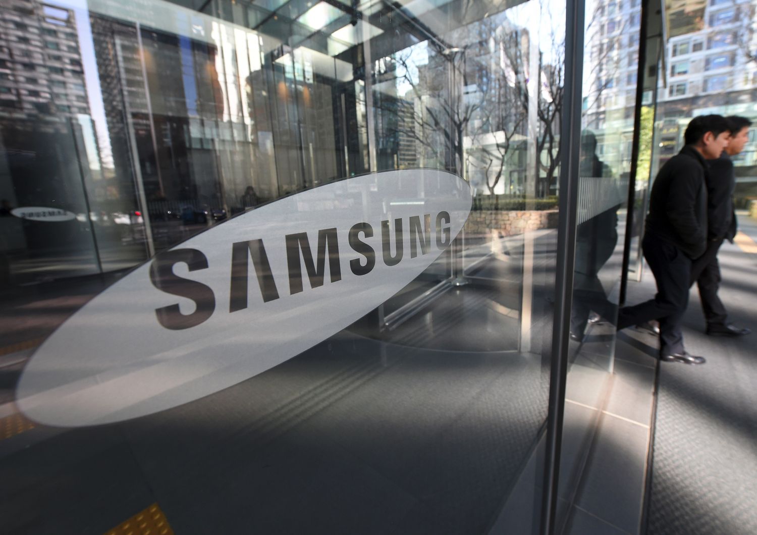 &nbsp;L'ingresso del quartier generale di Samsung