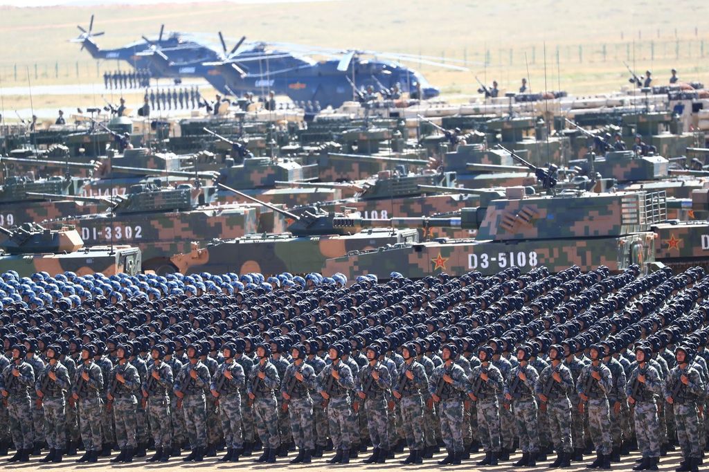 &nbsp;Una parata militare cinese