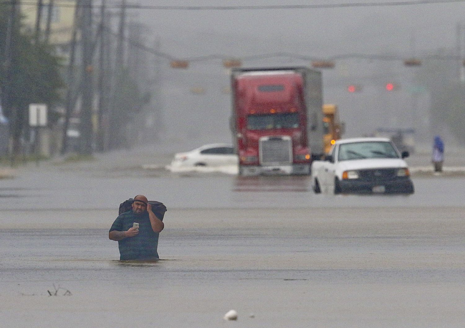 &nbsp;Le inondazioni a Houston