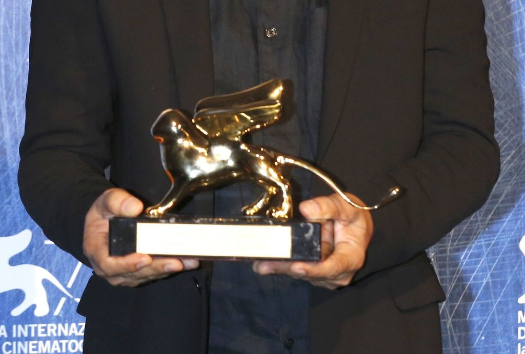 &nbsp;Venezia Film Festival, il leone d'oro (Afp)