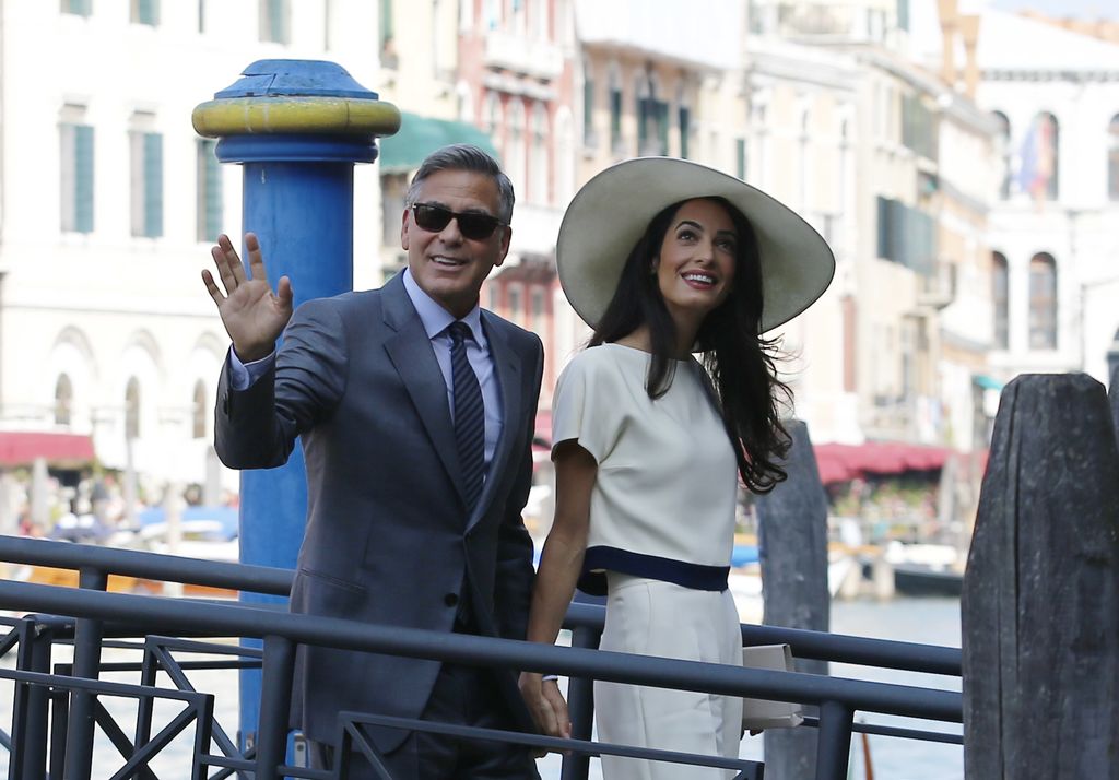 George Clooney e la moglie Amal Alamuddin torneranno a Venezia (Afp)