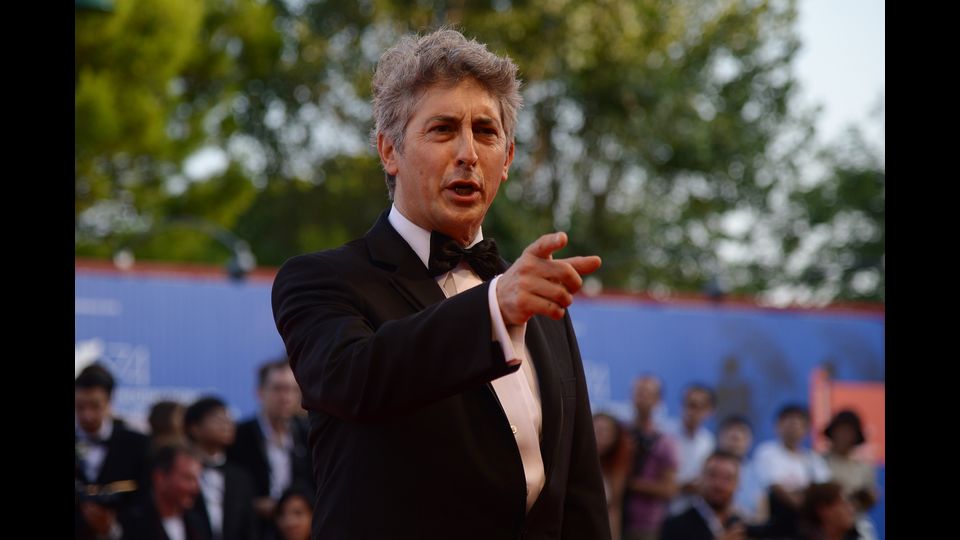 &nbsp;Alexander Payne, il&nbsp;regista del film&nbsp;&nbsp;&quot;Downsizing&quot; alla cerimonia di apertura della 74ma Mostra del Cinema di Venezia (Afp)