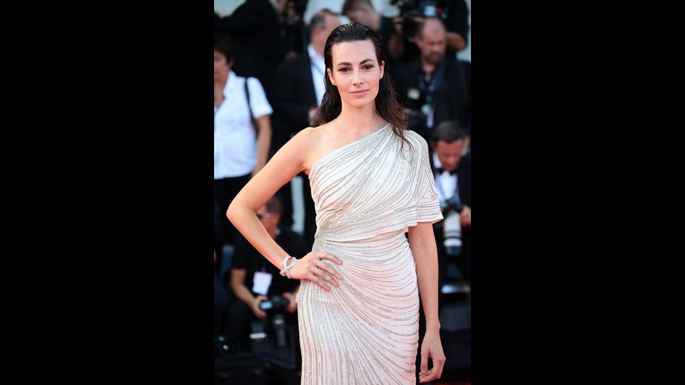 Daniela Virgilio alla cerimonia di apertura della 74ma Mostra del Cinema di Venezia (Afp)&nbsp;