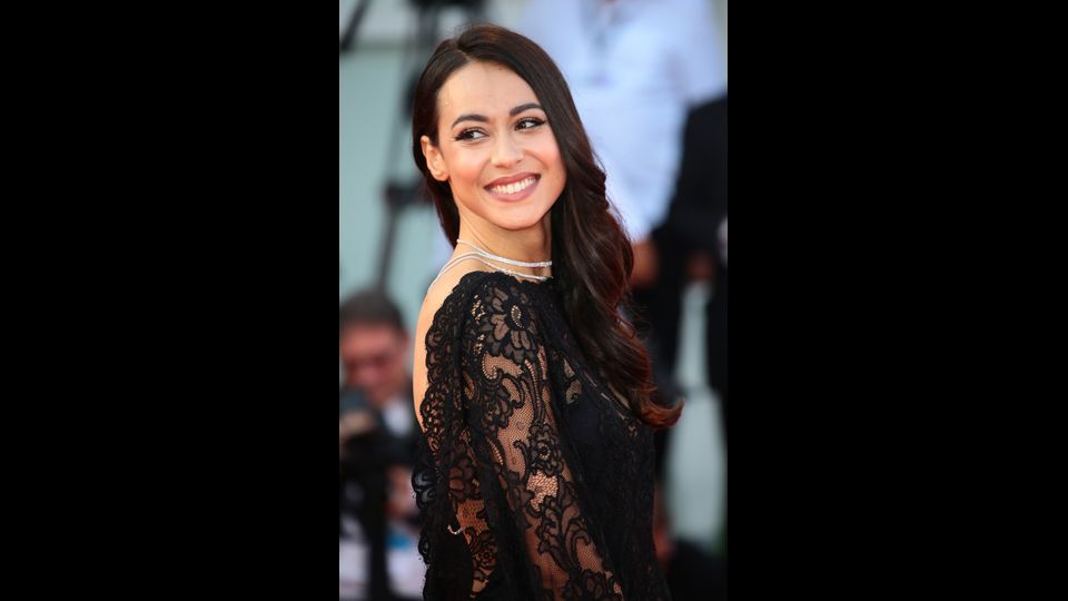 Desiree Noferini alla cerimonia di apertura della 74ma Mostra del Cinema di Venezia (Afp)&nbsp;