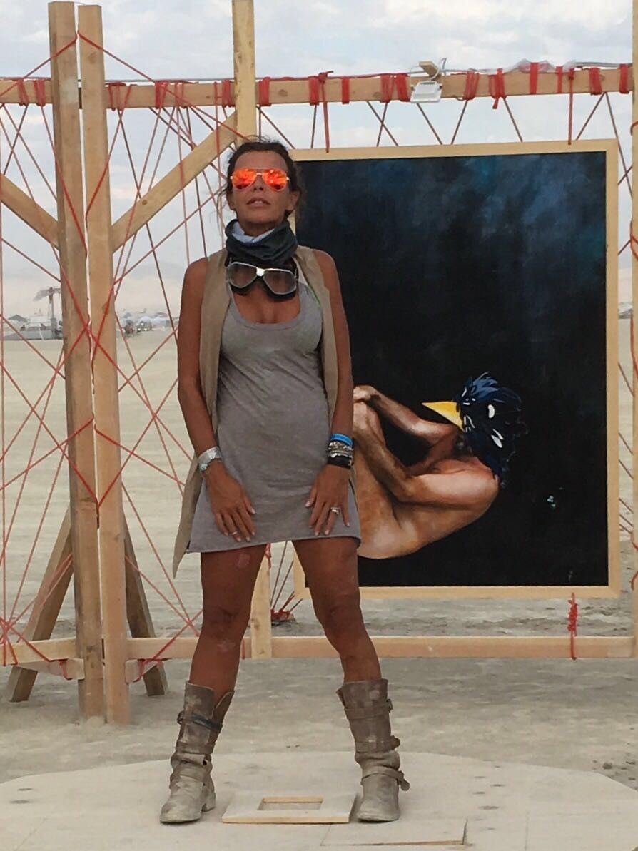 L'artista italiana Nini al&nbsp;Burning Man 2017&nbsp;