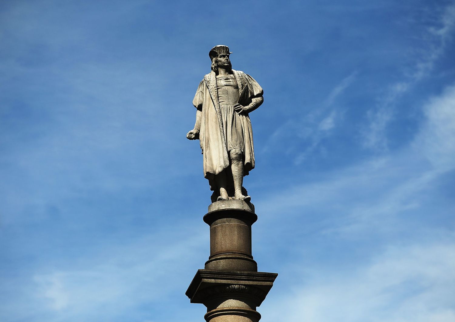 Statua di Cristoforo Colombo, New York (Afp) &nbsp;