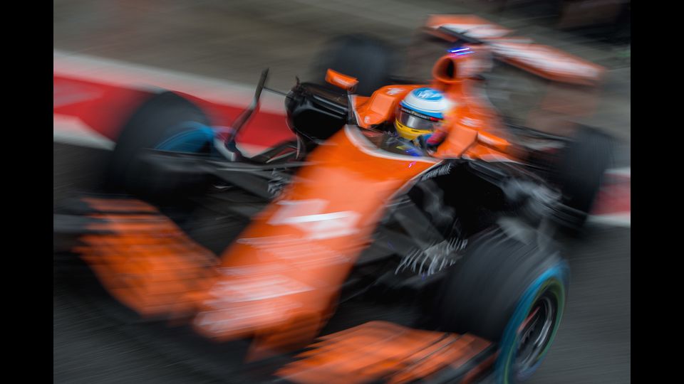 &nbsp;Il Gran Premio di F1 a Monza, Fernando Alonso della McLaren Honda MCL32. (Afp)