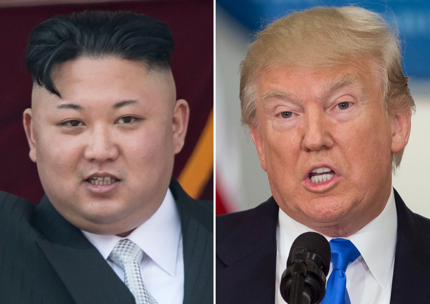 Kim Jong-Un e Donald Trump