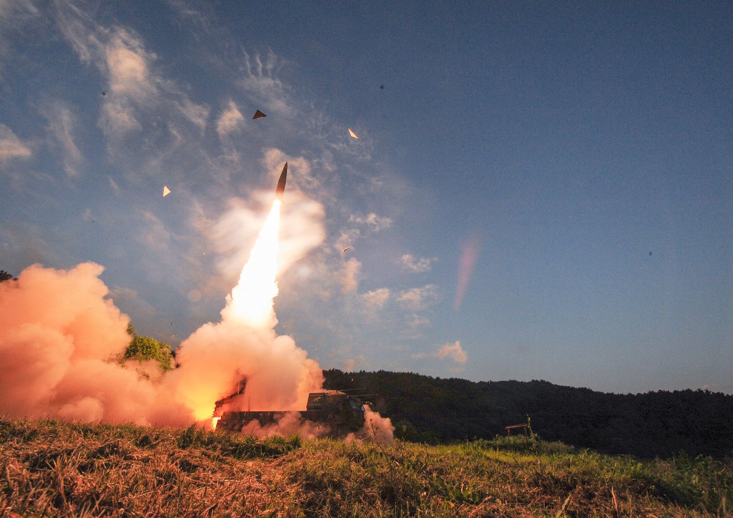 Il test del missile balistico sudcoreano Hyunmoo II&nbsp;