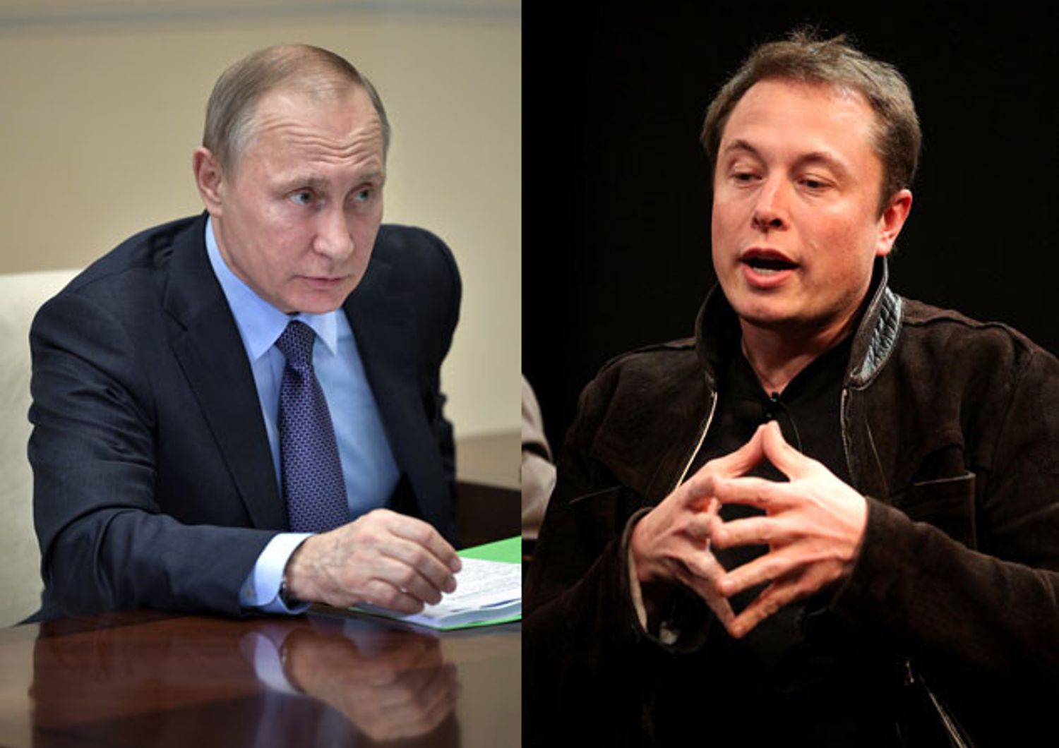 &nbsp;Putin e Elon Musk