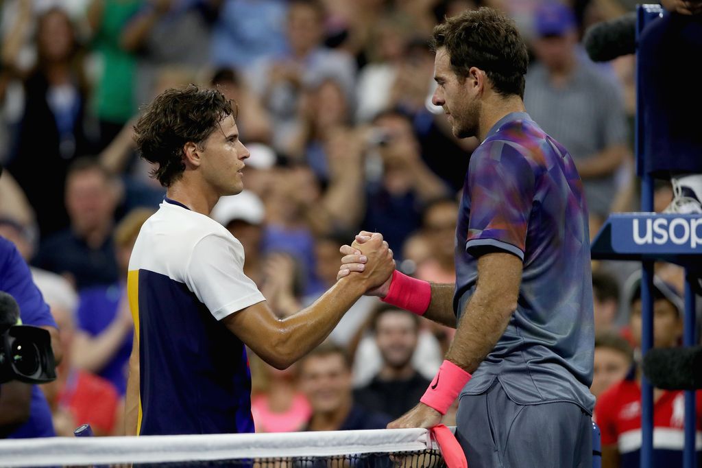 &nbsp;Dominic Thiem e Juan Martin Del Potro