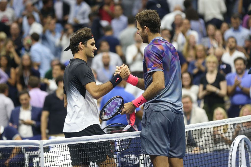 &nbsp;Roger Federer e Juan Martin del Potro