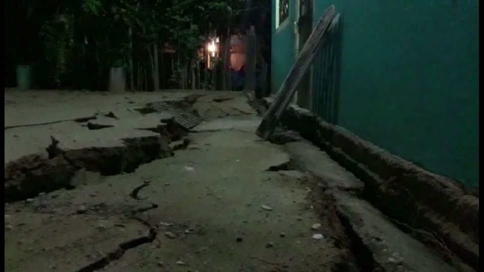 Messico, scossa di magnitudo 8.0 nella notte, nella foto MINATITL&Aacute;N&nbsp;