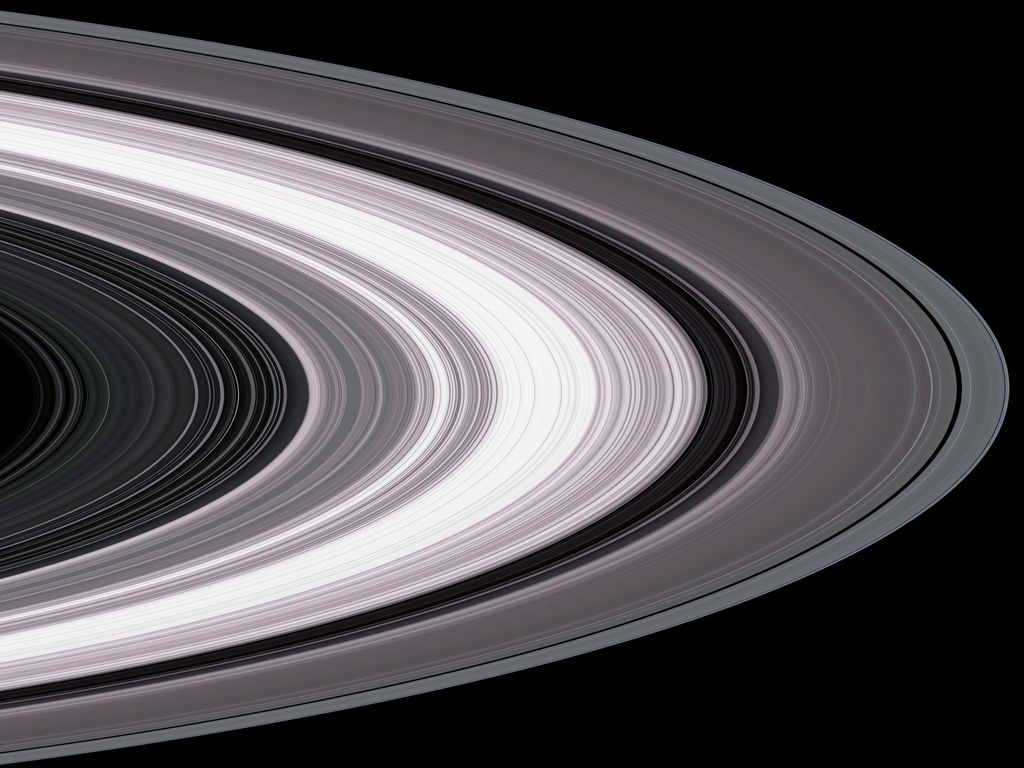 Gli anelli di Saturno fotografati dalla sonda Cassini