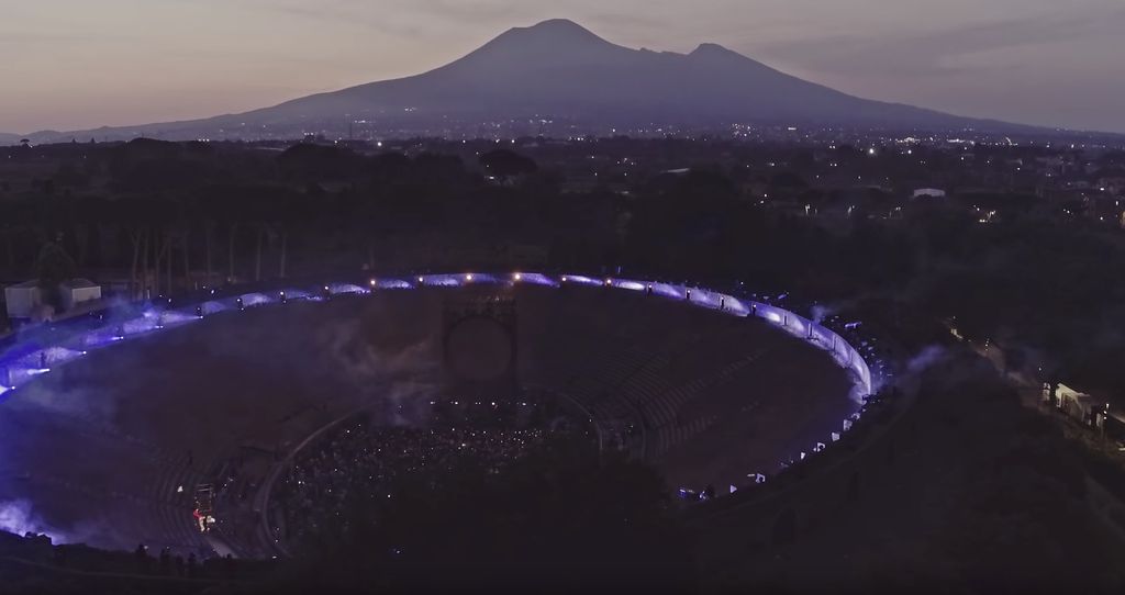 David Gilmour in Live in Pompeii