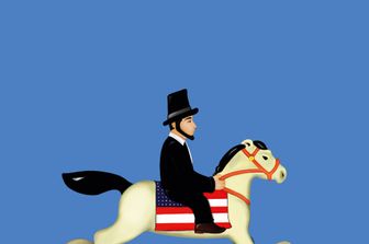 Copertina di 'Lincoln e il bardo' di George Saunders (part.)&nbsp;