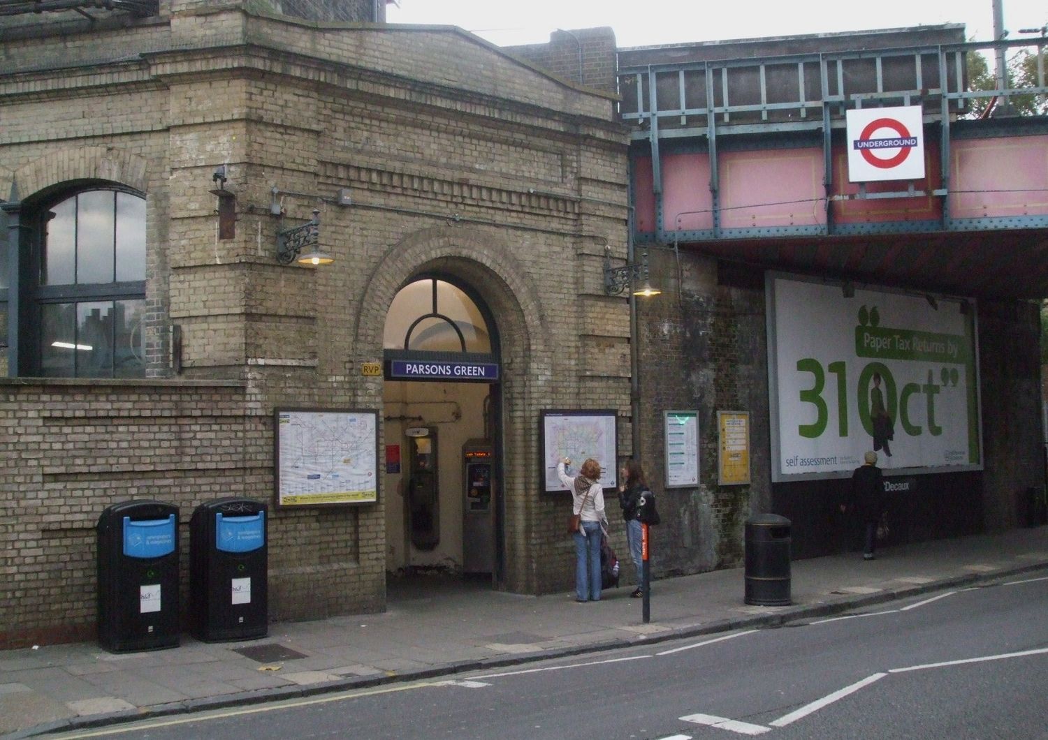 Parsons Green station, London&nbsp;