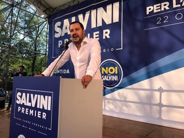 &nbsp;Salvini a Pontida