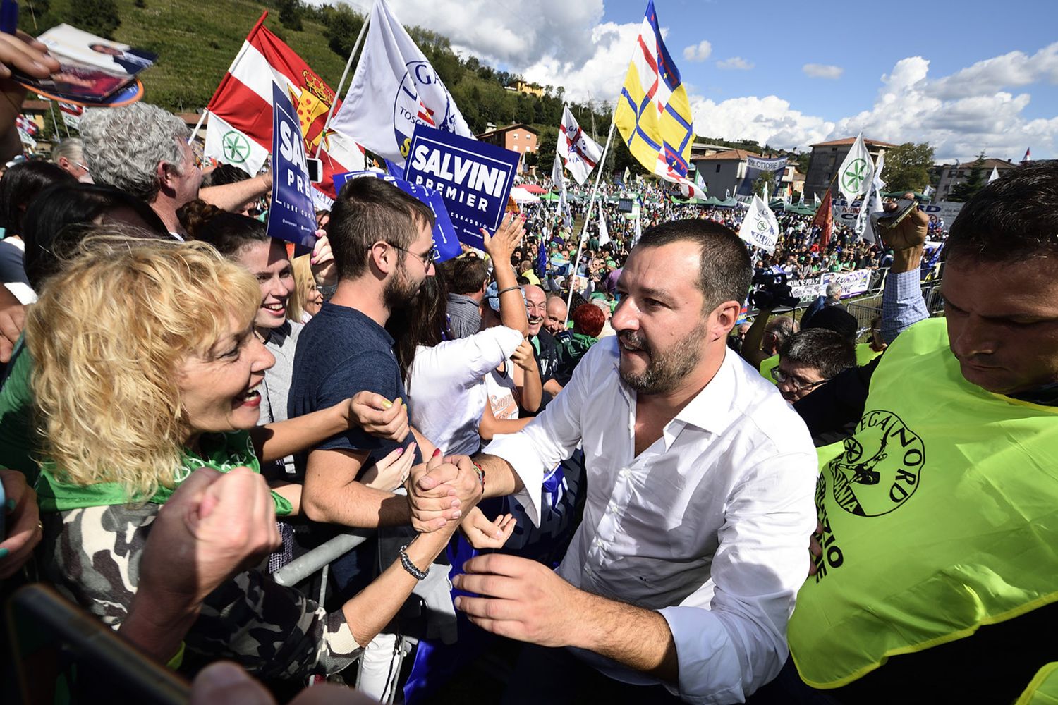 &nbsp;Salvini a Pontida